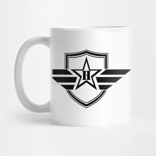 Military Army Monogram Initial Letter H Mug